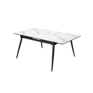 Modern Minimalism Extendable Sintered Stone Dining Table IRDT-018