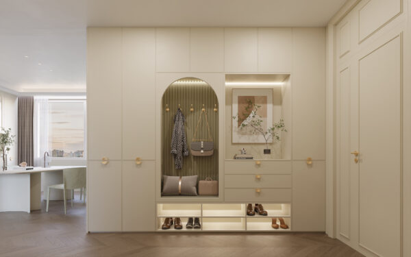 Chantilly - Shoe Cabinet, Entrance Cabinet, Bench Seating, Storage System, Shoe Shelves, Shoe Drawers